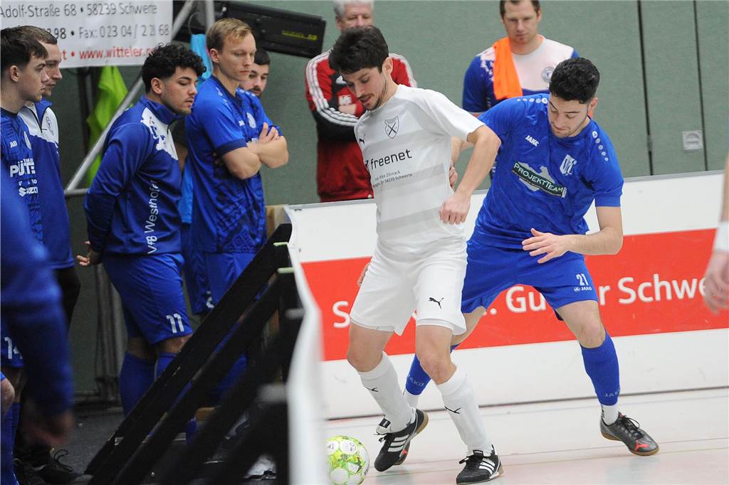 Die Vorrunde der 37. Schwerter Hallenfußball-Stadtmeisterschaft.