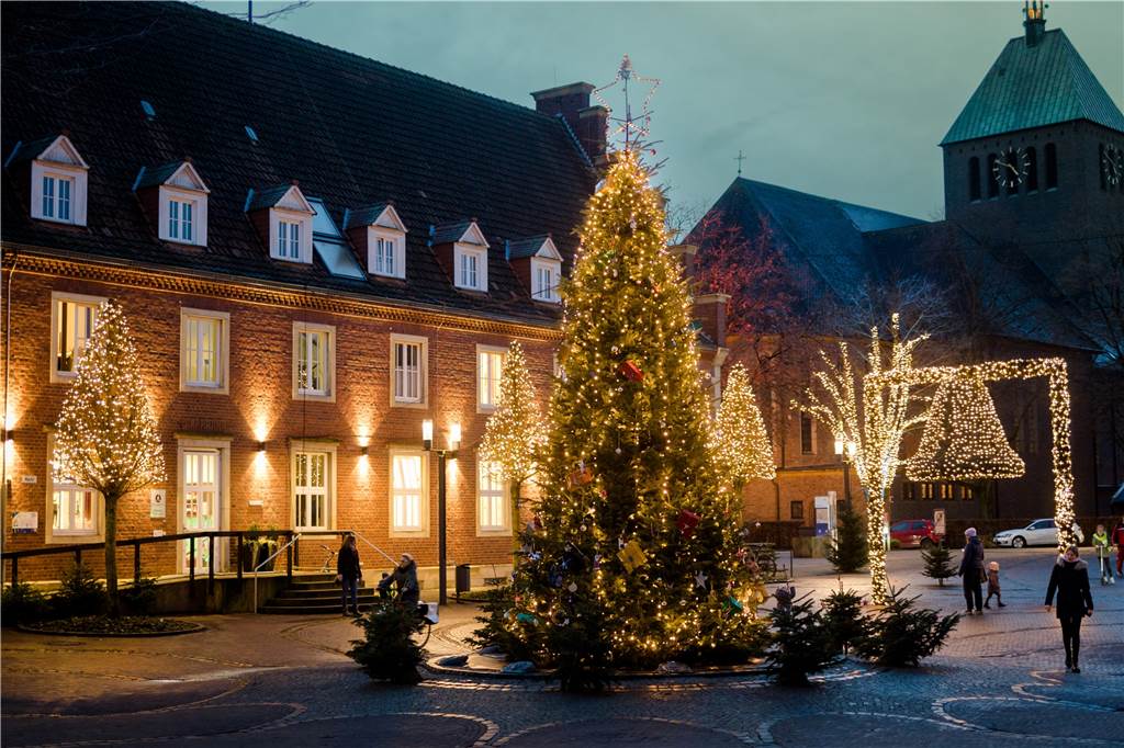 Weihnachtsbeleuchtung: Bleibt die Innenstadt in diesem Jahr dunkel? Die Vredener Innenstadt wird in diesem Winter nicht mehr so hell erleuchtet.
