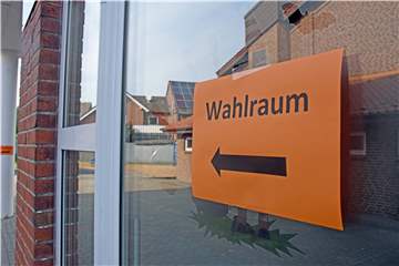 Die Wahlbenachrichtigungskarten für zwei Wahlbezirke in der Gemeinde Nordkirchen waren fehlerhaft.
