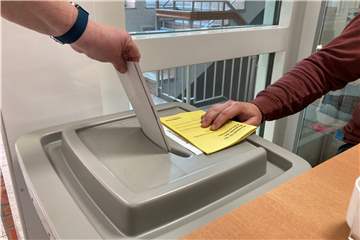 Die Wahlbeteiligung war hoch im Kreis Coesfeld.