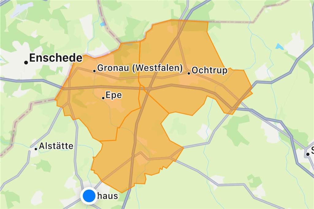 Warnung vor Rauchwolke in Heek und Nienborg: Recyclinghof in Ochtrup brennt Die Warnung gilt in Ochtrup, Heek und Nienborg.