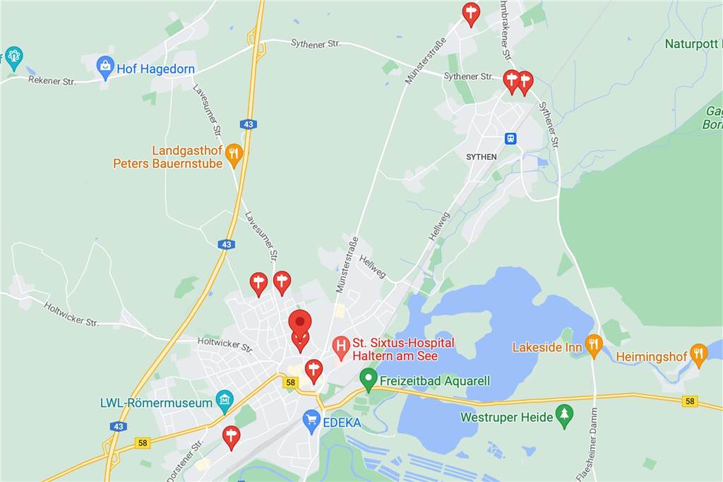 Petition für weibliche Straßennamen am Nesberg gestartet Stadtkarte mit weiblichen Straßennamen