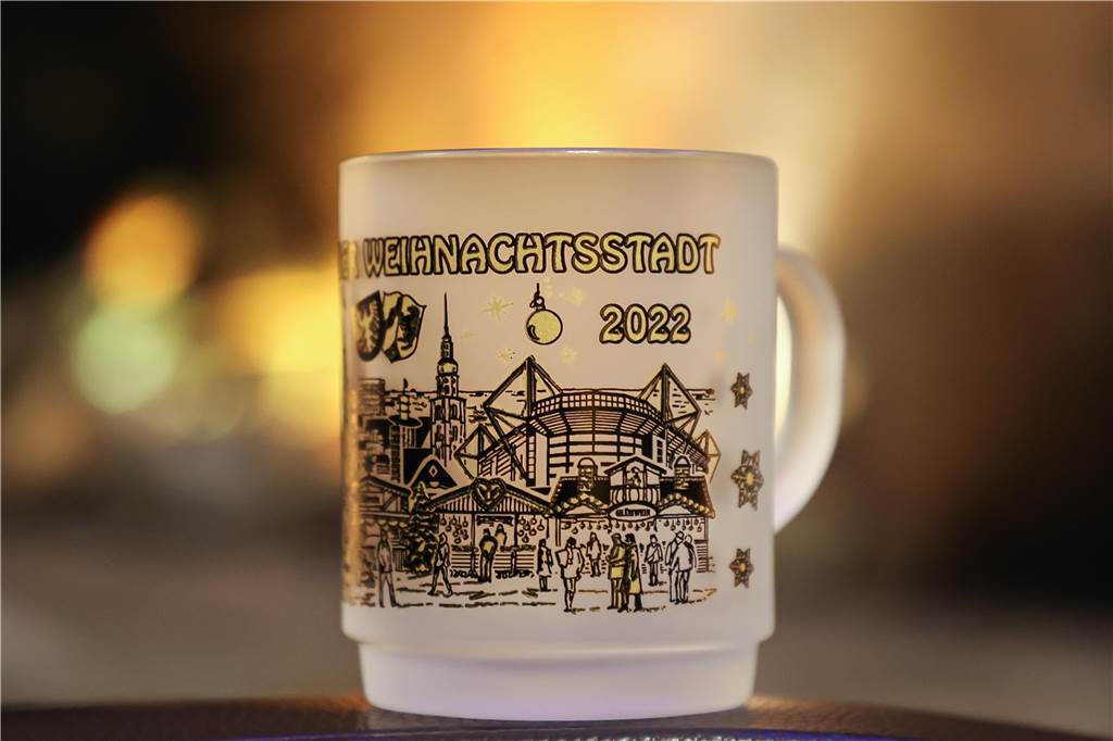 Die Weihnachtsstadttasse 2022.