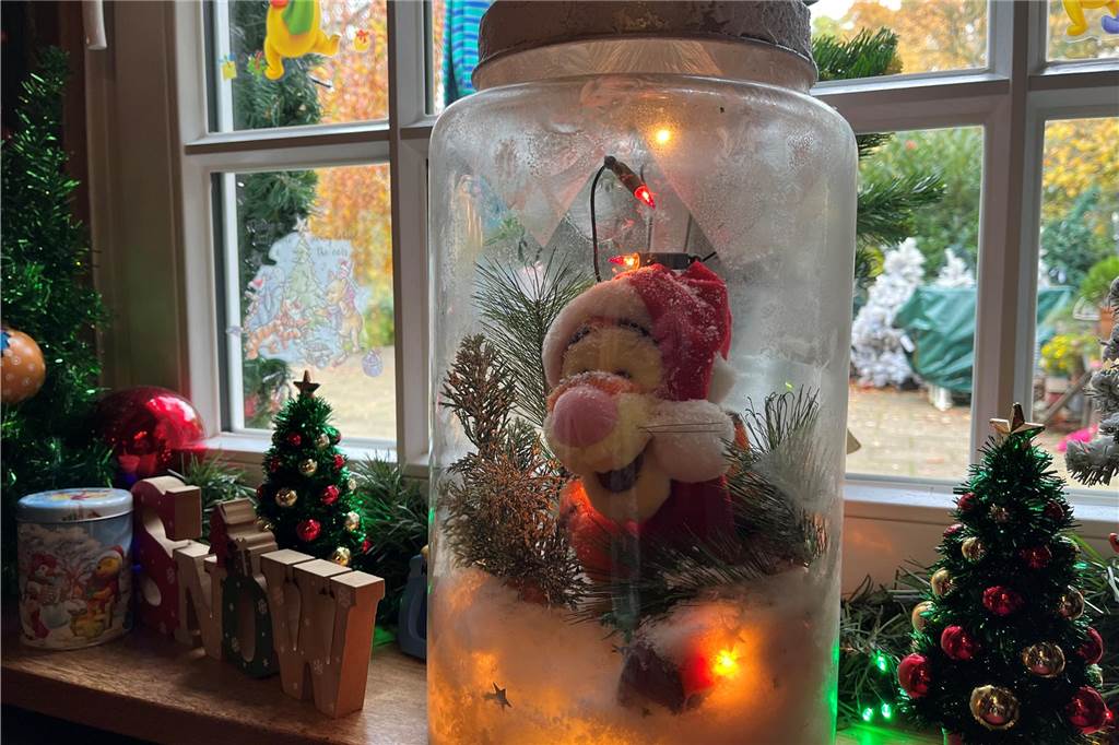 Die Weihnachtszimmer der Füchtelner Mühle haben überall eine neue Überraschung parat.