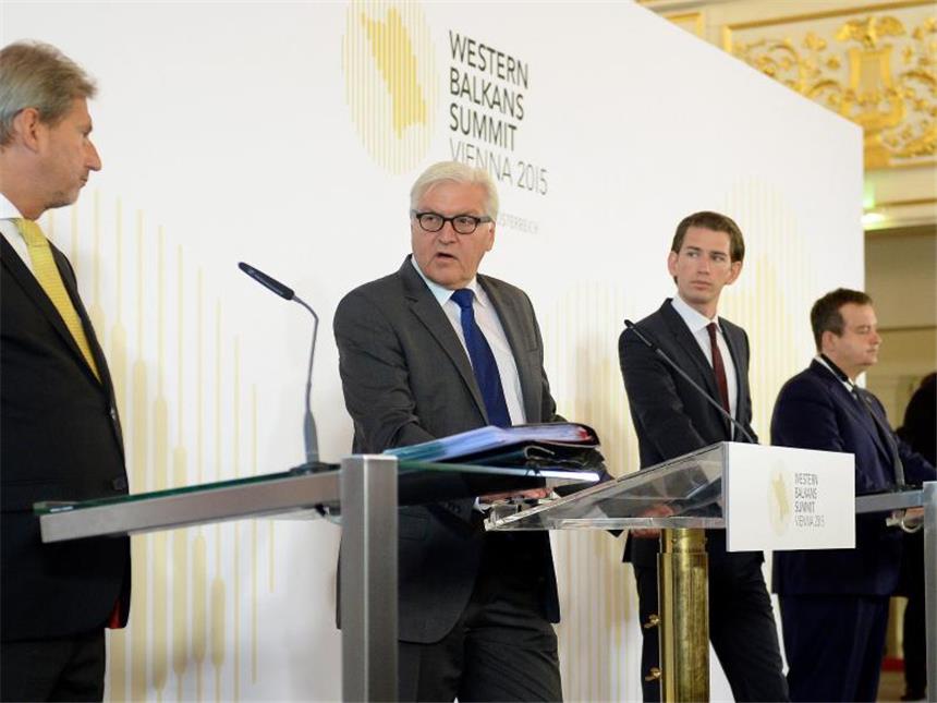 Westbalkan-Konferenz: Steinmeier hält nichts von Grenzzäunen Die Westbalkan-Konferenz, 2014 ins Leben gerufen und zunächst bis 2018 terminiert, soll das Bekenntnis unterstreichen, dass die Balkanstaaten in der EU eine Heimat finden können. Foto: Roland Schlager
