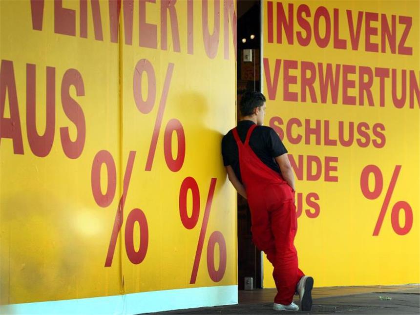 Firmenpleiten steigen wieder leicht an Die Zahl der Firmenpleiten in Deutschland ist im ersten Halbjahr 2013 gestiegen. Foto: Martin Gerten