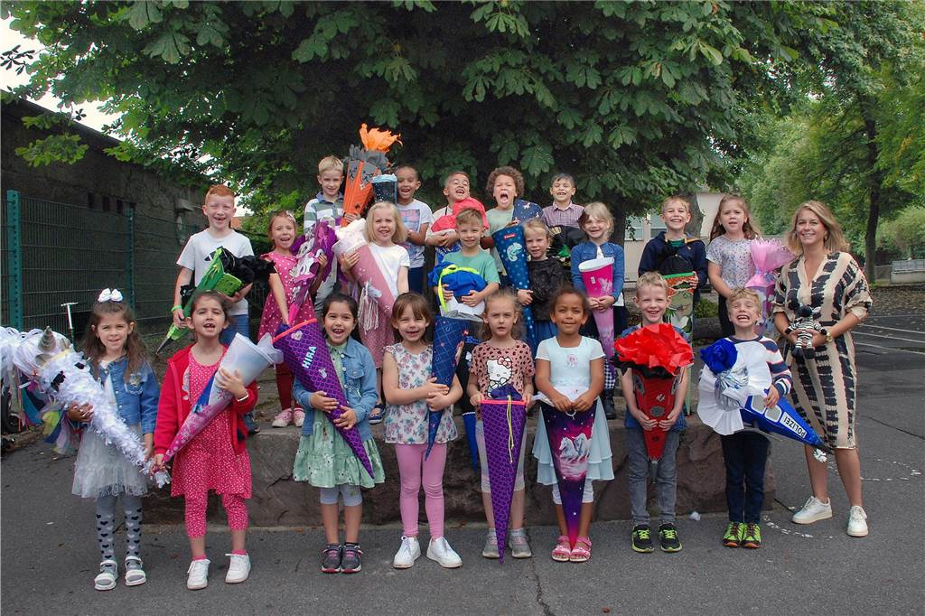 Die Zebra-Klasse 1A an der Elisabethschule besuchen 21 Kinder. Klassenlehrerin ist Jennifer Leyk.