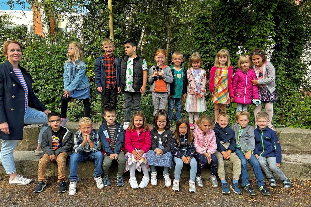 Die Zebraklasse der Wiehagenschule ist die 1d von Klassenlehrerin Jannine Lexius.