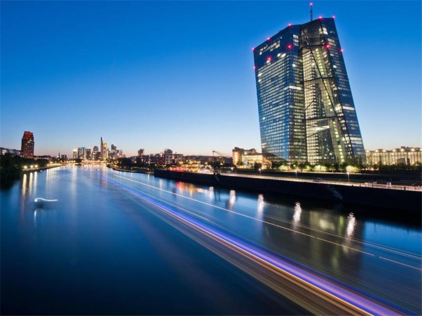 Die Zentrale der Europäischen Zentralbank (EZB) in Frankfurt am Main. Foto:Boris Roessler/Illustration