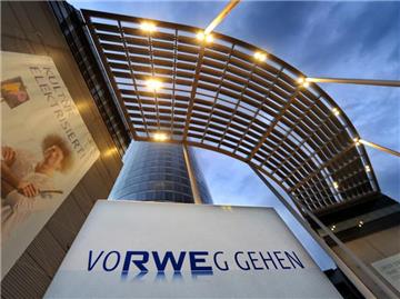 Die Zentrale des RWE Konzerns in Essen. (Archiv)