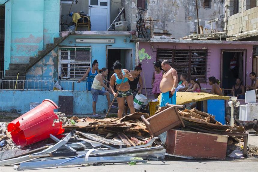 „Irma“: Verwüstung „übersteigt Vorstellungskraft“ Die Zerstörungen, die "Irma" hinterlässt, sind immens – so wie hier in Kuba.