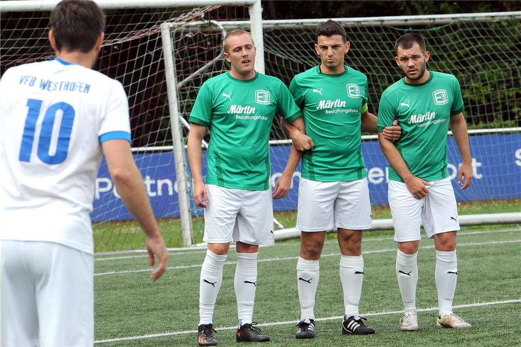 Die zweite Mannschaft der SG Eintracht Ergste, hier in einem Testspiel gegen den VfB Westhofen II, verlor in Iserlohn nach 1:0-Führung noch mit 1:7.