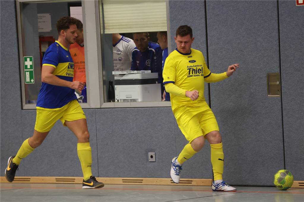 SV Herbern II als Überraschungsteam beim Davertpokal: Dritter Platz, Sieg gegen Favoriten Die zweite Mannschaft um Lennart Heubrock (in Gelb) spielte ein starkes Turnier.