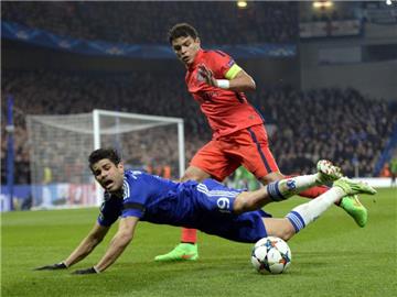 Diego Costa (u) schied mit dem FC Chelsea aus. Foto: Facundo Arrizabalaga