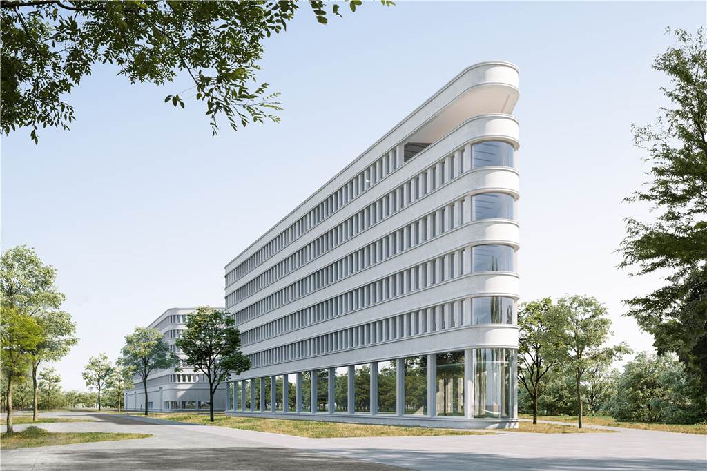 Nach Corona-Absturz: Büroimmobilien in Dortmund erleben einen Boom Diese Büroimmobilie entsteht gerade auf Phoenix-West. Das Dortmunder Architekturbüro Gerber liefert den Entwurf für die neue Unternehmenszentrale des IT-Spezialisten Materna.