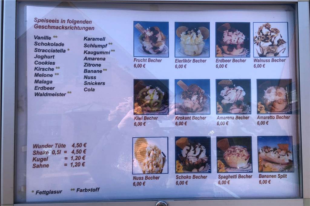 Eismann: Sparta Leonardi Salvatore tritt in die Fußstapfen von Franco Diese Eissorten und -becher hat Salvatore im Angebot.