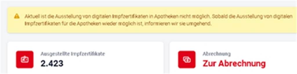 Halterner Apotheker zu Impfzertifikaten: „Das Portal hat versagt“ Diese Fehlermeldung bekommen alle Halterner Apotheken zurzeit angezeigt.