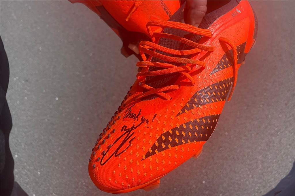Fußballschuhe von Jude Bellingham.