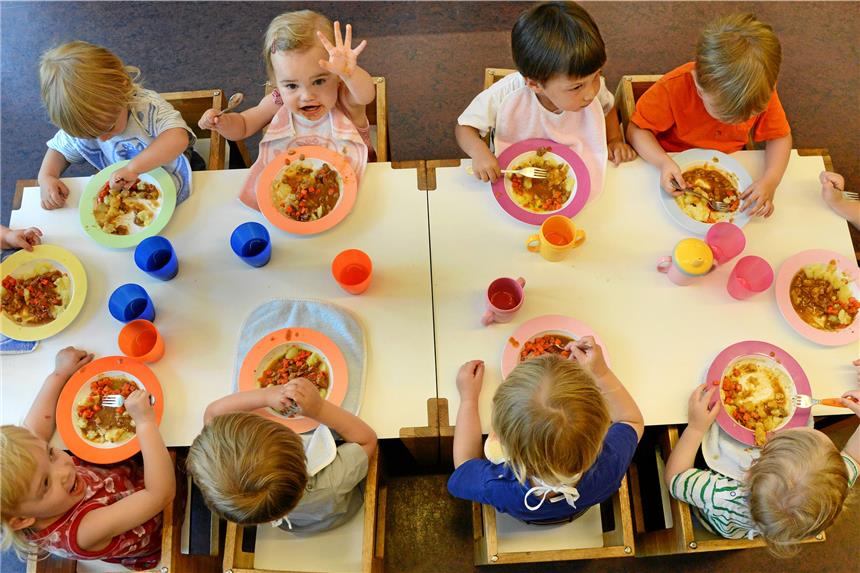 Fast alle Kinder erhalten Kindergartenplatz DIese Kinder haben einen Platz in einem Kindergarten. In Olfen fehlen noch einige Ü3-Plätze.