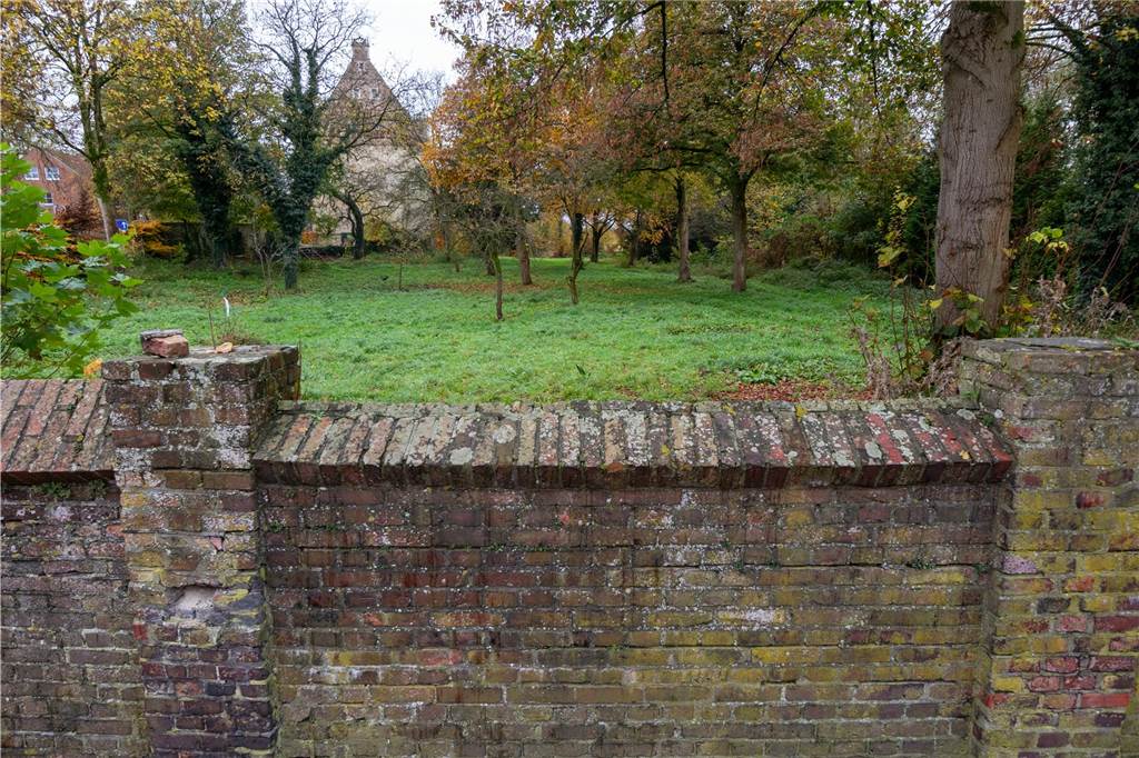 Verborgenes Gartenparadies: Hoffnung auf Öffnung lebt weiter Eine Mauer und ein Garten