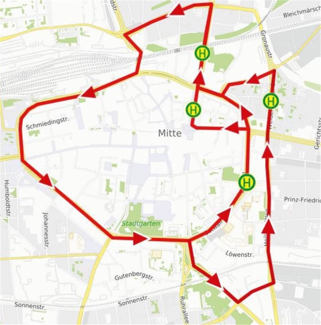 Bomben-Entschärfung in Dortmunds Zentrum: Evakuierungsradius verändert sich Diese Route fahren die Pendelbusse bei der Evakuierung am 15. August.