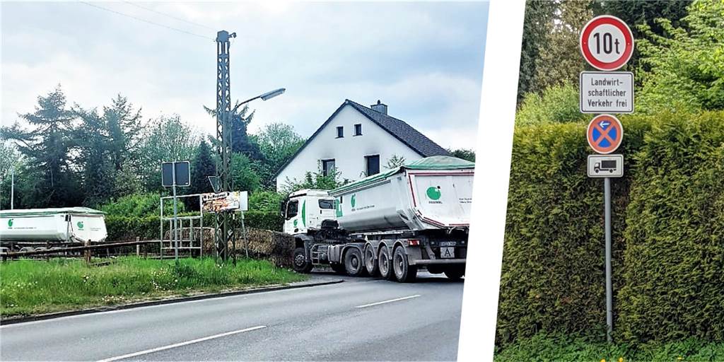 Polizei prüft Ecosoil-Verstoß an der Castrop-Rauxeler Stadtgrenze Diese schweren Kipplaster fuhren kürzlich zum ehemaligen Gelände des Dämmstoffe-Herstellers Philippine. Ecosoil will das Betriebsgelände übernehmen. Dagegen regt sich aber vor allem auf Merklinder Seite Protest.