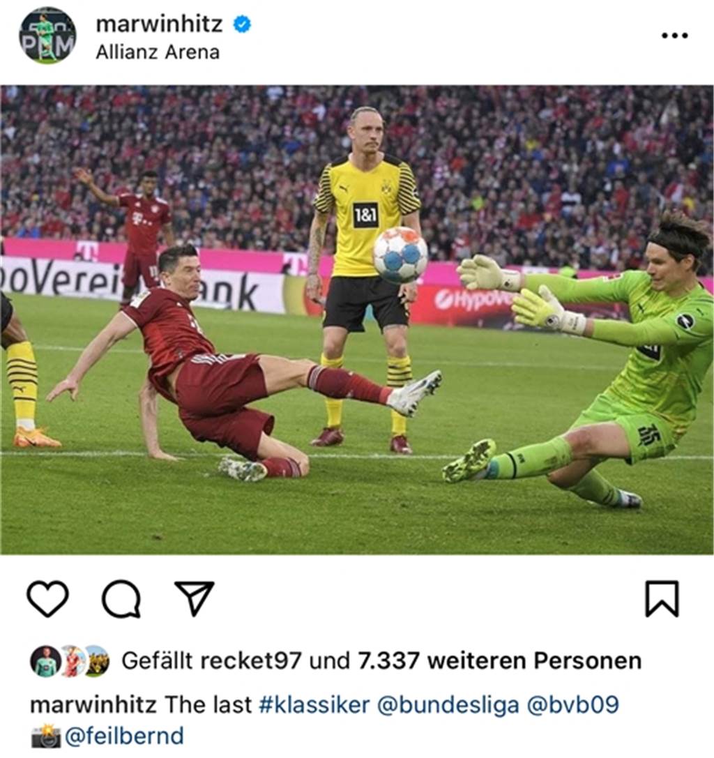Vom Luxusproblem zur Baustelle? So würde der BVB auf den Hitz-Abgang reagieren Diesen Beitrag postete BVB-Torhüter Marwin Hitz am Sonntagabend bei Instagram.