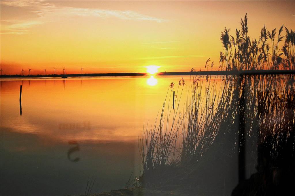 Nach Wasserschaden: Physiotherapiepraxis wurde Ausstellungsraum Diesen Sonnenuntergang hielt Mark Besten am Dümmer See mit der Fotokamera fest.