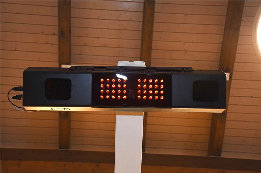 Golfhalle Münsterland: So sieht es in der neuen Nordkirchener Indoor-Golfanlage aus Dieser Sensor ist das Herzstück der Anlage.