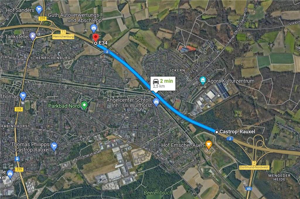 A2-Sanierung beginnt: Ende für die extrem gefährlichen Bodenwellen Dieses Autobahnstück in Fahrtrichtung Oberhausen wird saniert.