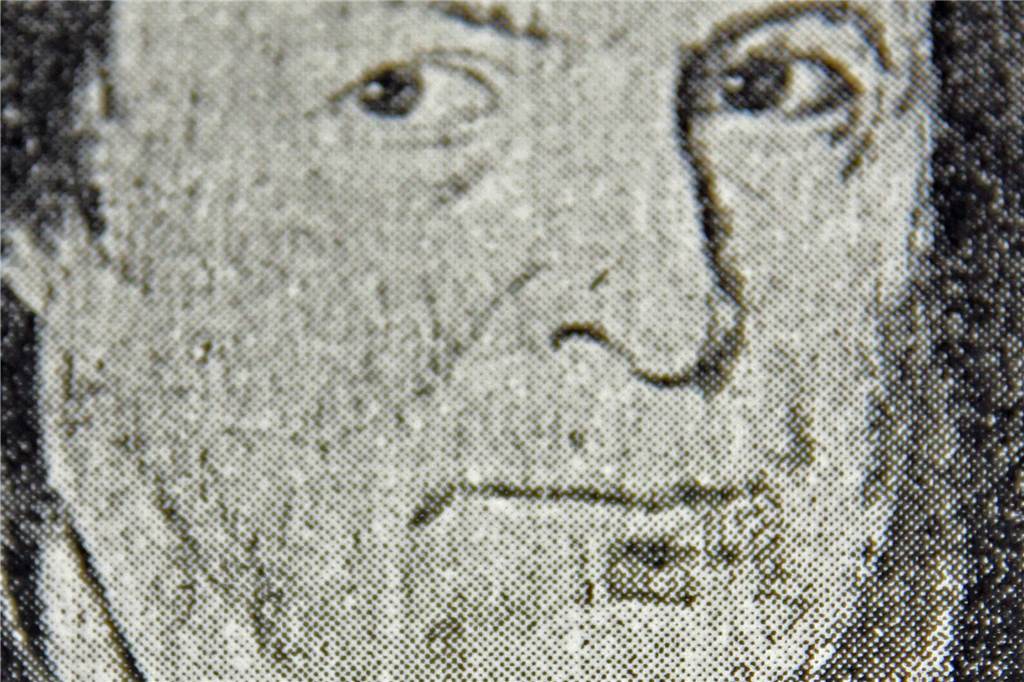 Dieses Foto eines zeitgenössischen Ölgemäldes zeigt Franz Anton Ehringhausen.