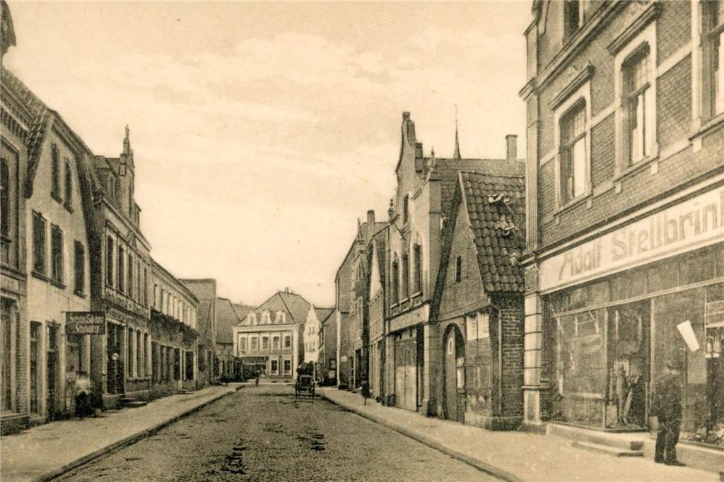 Dieses Foto zeigt, wie es in der Bonenstraße früher einmal aussah.