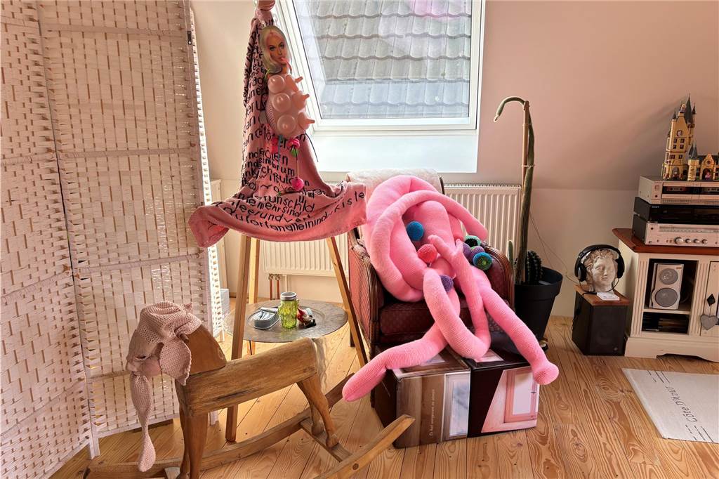 Helena Hartmann aus Wüllen: „Es ist schwer, von der Kunst zu leben“ Kunstobjekte in der Wohnung von Helena Hartmann