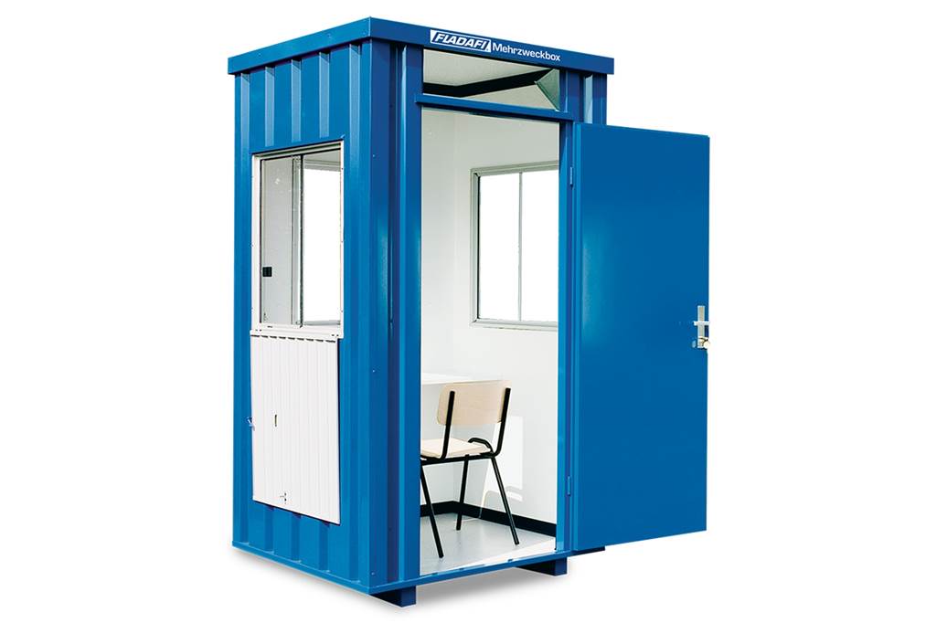 Ein Schwergewicht landet in der Ickerner Glückauf-Kampfbahn Dieses Modell Kassenhäuschen steht künftig in Ickern. Es wird allerdings nicht blau sein.
