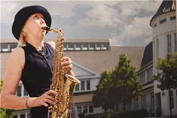 Dieses Motiv gehört zu den Momentaufnahmen, die eines bewirken sollen: Lust auf Musik machen.