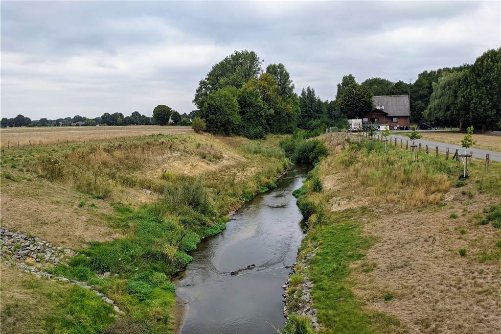 Bergschäden: Bach in Dorsten wird für 7,5 Millionen Euro umgebaut Dieses Teilstück des Rapphofs Mühlenbaches nahe der Altendorfer Straße wurde bereits umgestaltet.