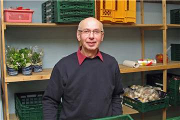 Dieter Schimmel, Koordinator der Tafelausgabe Werne, auf einem Archivfoto.