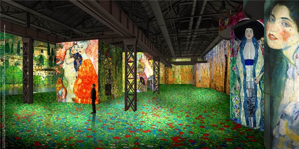 Warsteiner Music Hall: Spektakuläre Kunsthalle muss Eröffnung verschieben Digitale Kunst wie diese soll zukünftig in der Warsteiner Music Hall zu sehen sein. Die Eröffnung von "Phoenix des Lumières" verzögert sich jedoch.