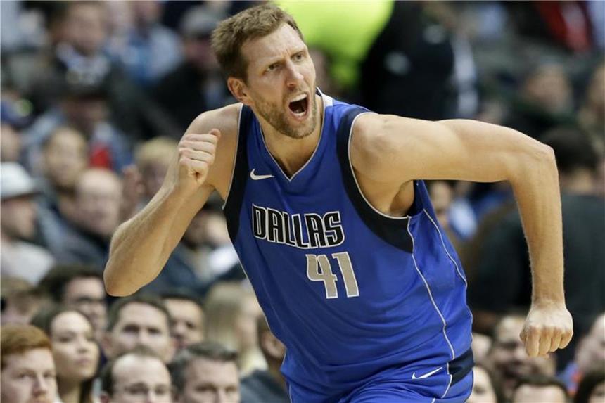NBA: Nowitzki beendet Negativserie mit Dallas Dirk Nowitzki konnte mit den Dallas Mavericks endlich wieder einen Sieg feiern. Foto: Tony Gutierrez