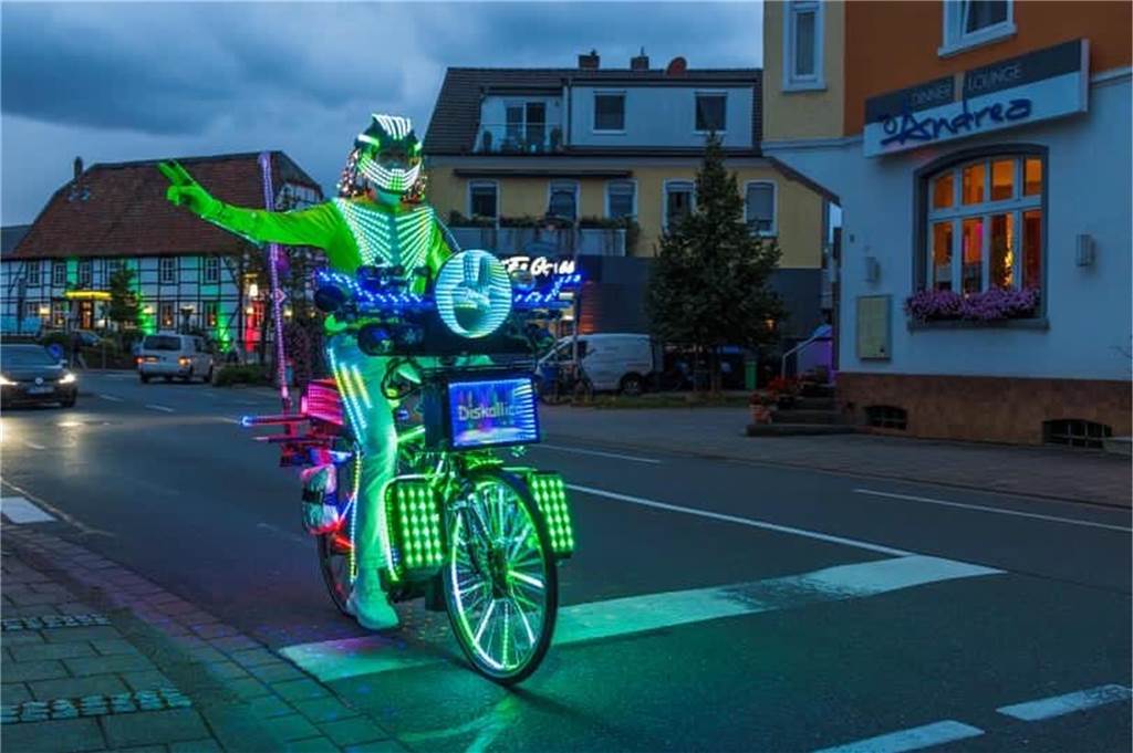 Diskallico bei einer Tour.
