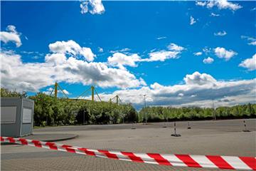 Diskutierter Standort: Der Logistikparkplatz der Westfalenhallen nahe dem Stadion.