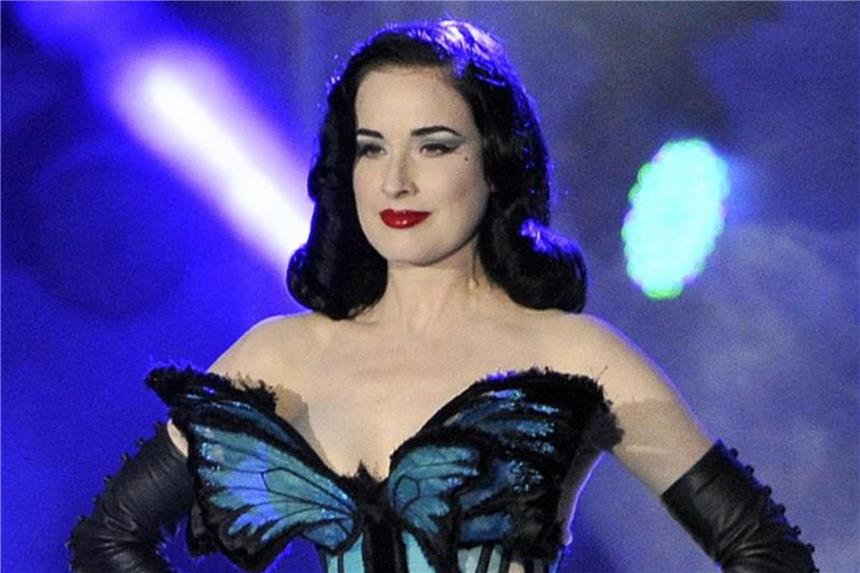 Dita von Teese 2ß15 beim Life Ball in Wien. Foto: Hans Punz