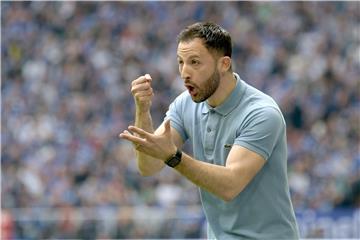 Domenico Tedesco war mit dem Auftritt seiner Schalker Mannschaft im Test gegen Southhampton zufrieden.