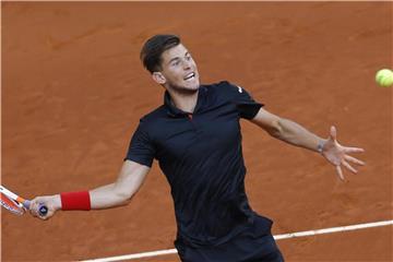Dominic Thiem war im Finale von Lyon nicht zu schlagen. Foto: Francisco Seco/AP