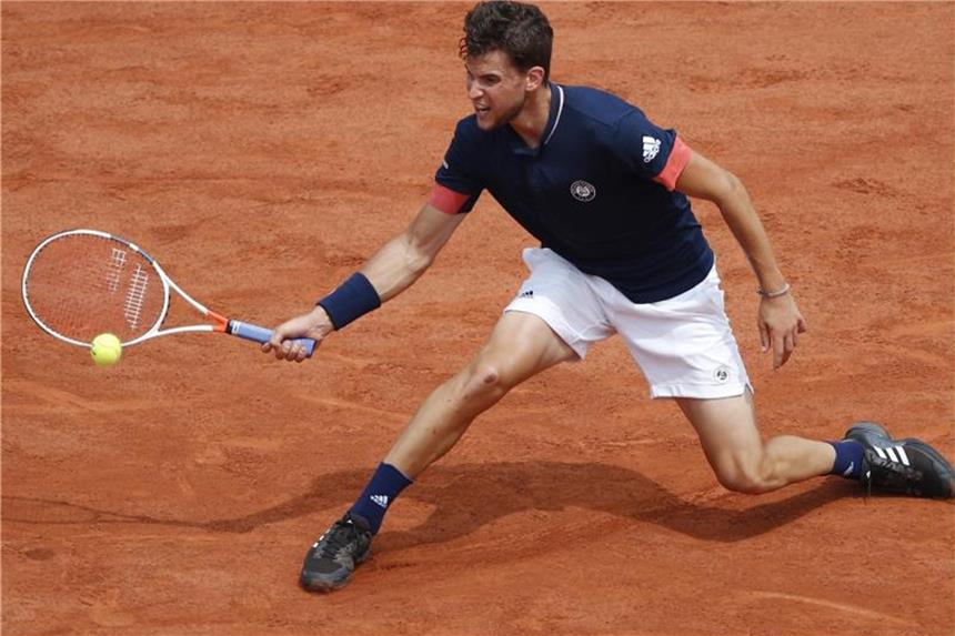 Thiem Favorit bei German Open in Hamburg Dominic Thiem wird bei dem Turnier in Hamburg aufschlagen. Foto: Christophe Ena/AP