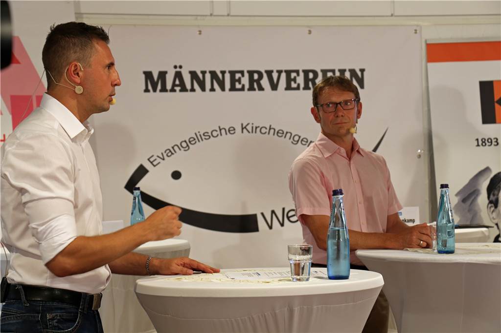 Striepens über Barrierefreiheit: „Man kommt nicht stolperfrei durch die Stadt“ Dominik Bulinski (CDU, l.) und Lothar Christ (parteilos) liegen mit ihren Meinungen oft auseinander.
