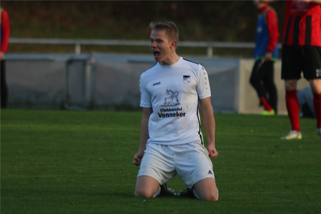 Herbstmeister Dominik Dupke vom FC Nordkirchen: „Die Niederlagen nerven“ Dominik Dupke bejubelte schon fünf Treffer für den FC Nordkirchen.