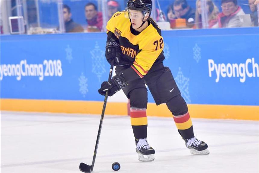 Dominik Kahun hat mit seinen Leistungen bei den Olympischen Winterspielen aufhorchen lassen. Foto: Peter Kneffel