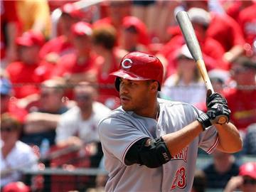 Donald Lutz darf erneut in der MLB zuschlagen. Foto: Scott Kane