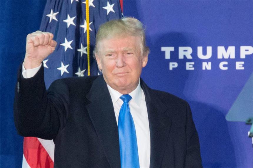 Donald Trump: Der unwahrscheinliche Sieger Donald Trump.